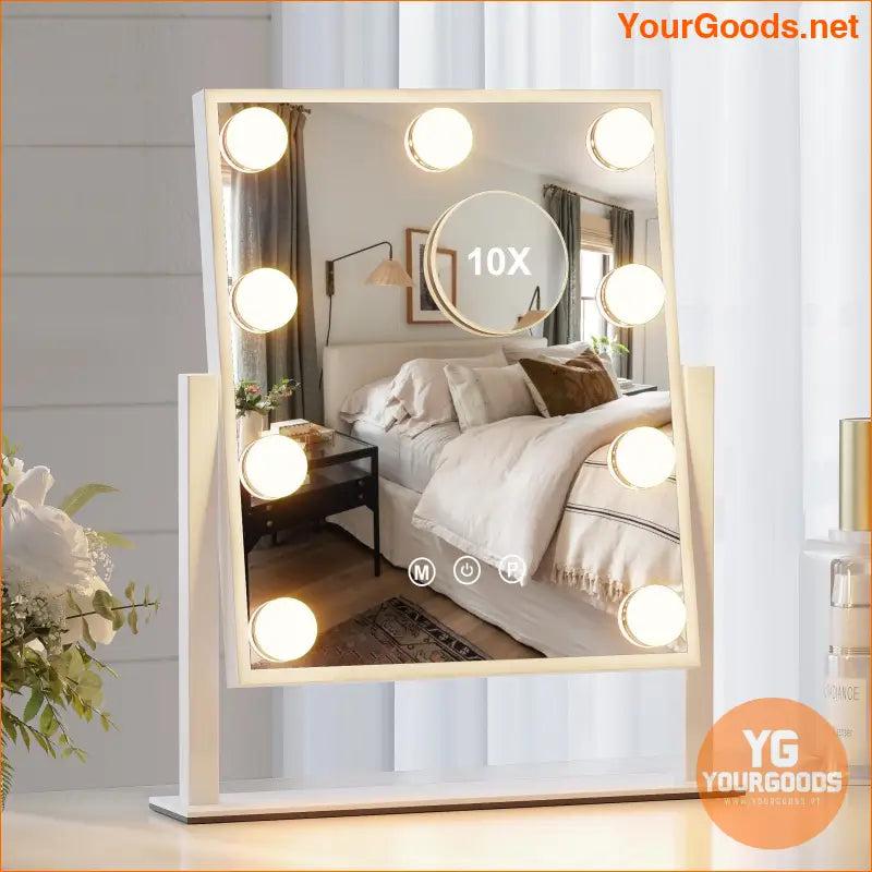 10 Bulb Dimmable LED Vanity Mirror Lights USB Adjustable Brightness - YourGoods Online Shop