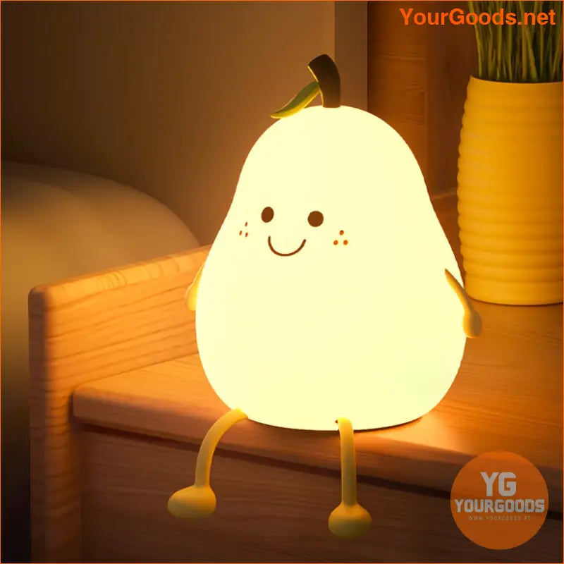 Dimmable USB Rechargeable Pear Shaped Night Light - YourGoods Online Shop