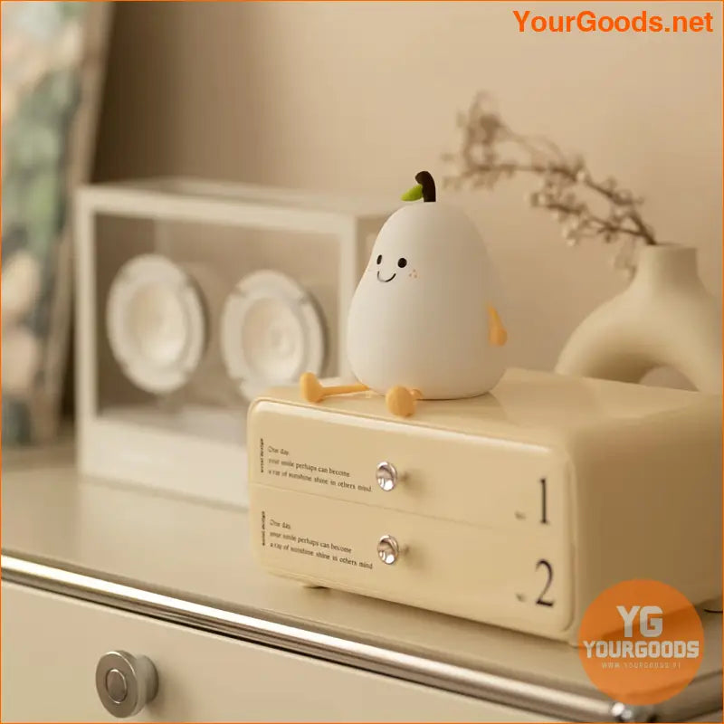 Dimmable USB Rechargeable Pear Shaped Night Light - YourGoods Online Shop