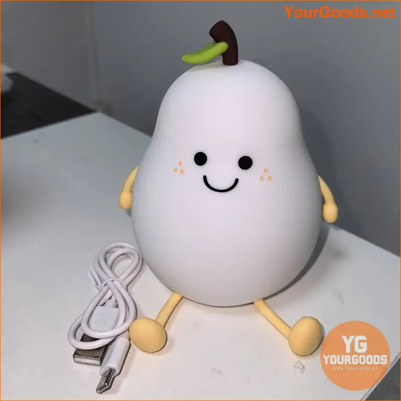 Dimmable USB Rechargeable Pear Shaped Night Light - YourGoods Online Shop