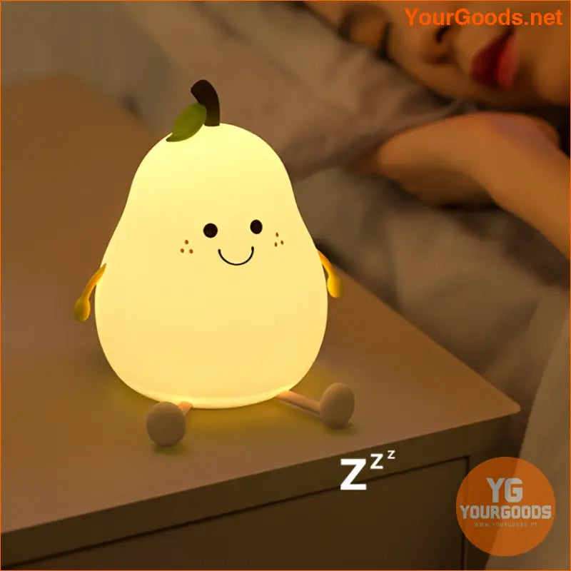 Dimmable USB Rechargeable Pear Shaped Night Light - YourGoods Online Shop