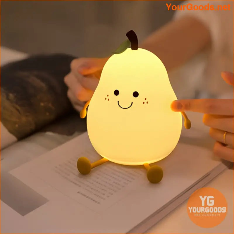 Dimmable USB Rechargeable Pear Shaped Night Light - YourGoods Online Shop