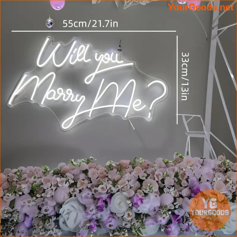 Dimmable Will You Marry Me USB Neon Sign - YourGoods Online Shop