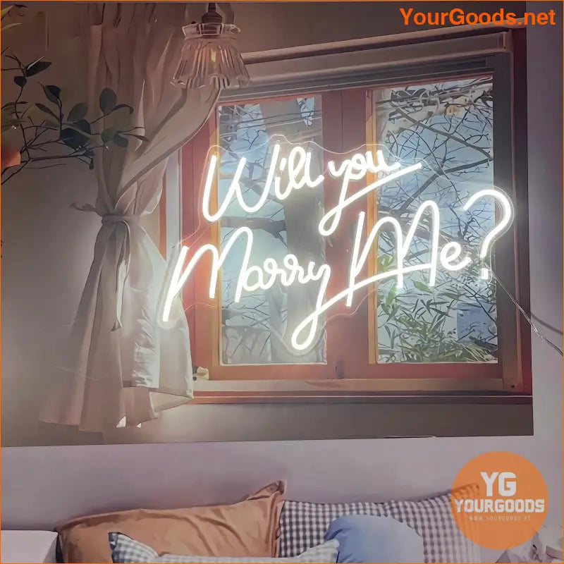 Dimmable Will You Marry Me USB Neon Sign - YourGoods Online Shop