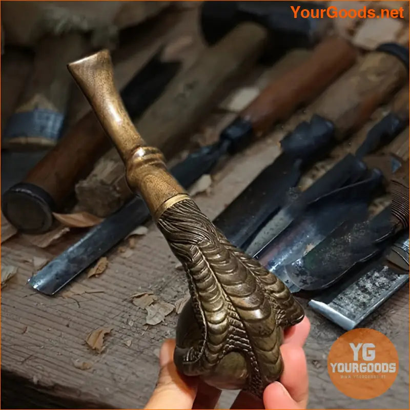 Dragon Claw Red Sandalwood Tobacco Pipe Handmade Gift - YourGoods Online Shop