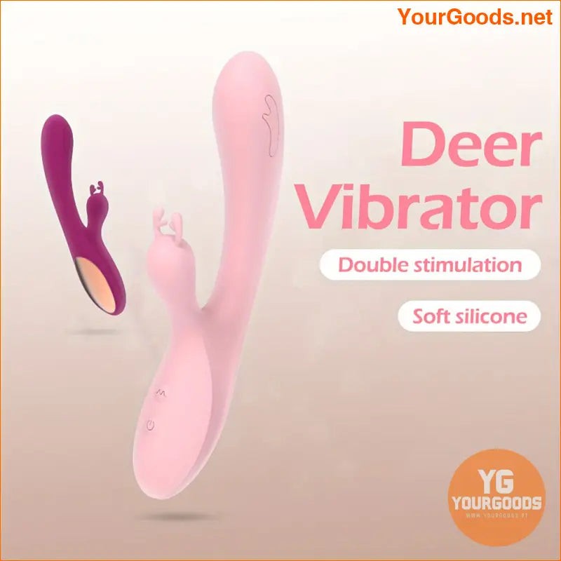 Dual Motor Adjustable Angle USB Silicone Vibrator - YourGoods Online Shop