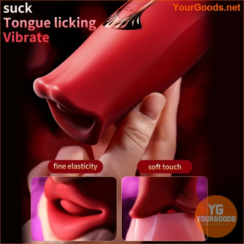 DualAction Tongue Sucking Vibrator for Couples - YourGoods Online Shop