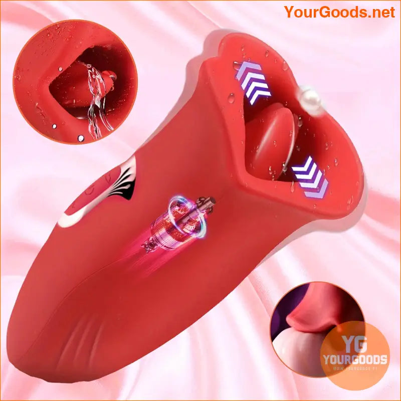 DualAction Tongue Sucking Vibrator for Couples - YourGoods Online Shop