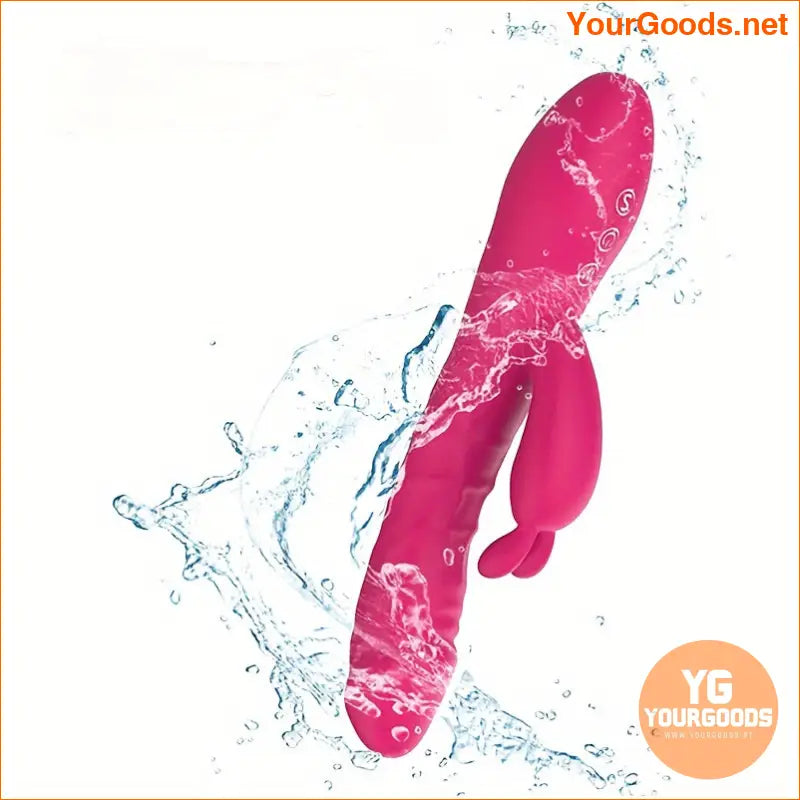 DualMotor Thrusting Rabbit Vibrator with Multiple Modes - YourGoods Online Shop