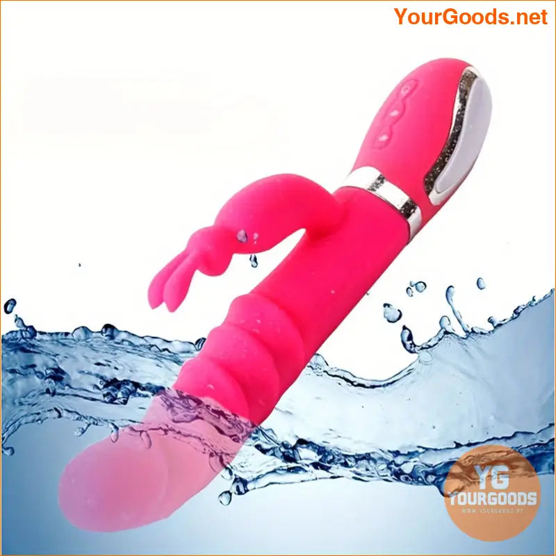 DualMotor Thrusting Rabbit Vibrator with Multiple Modes - YourGoods Online Shop