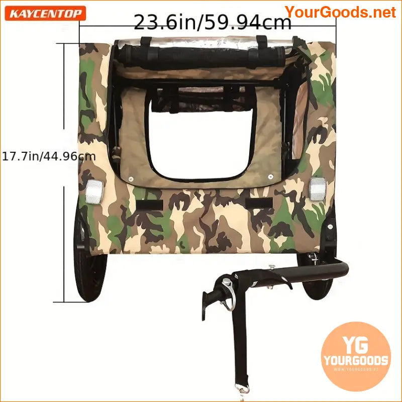 Durable AllTerrain Dog Stroller Bicycle Trailer - YourGoods Online Shop