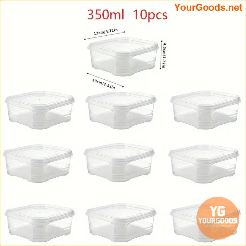 10 pcs Reusable Leak Proof Food Storage Containers with Lids - YourGoods Online Shop