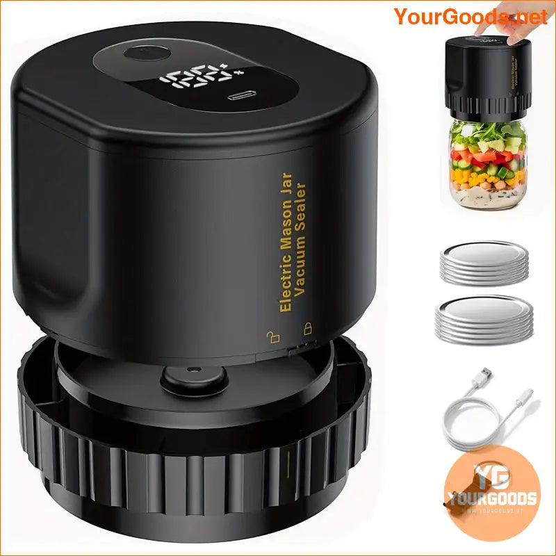 Effortless Electric Mason Jar Vacuum Sealer Kit - YourGoods Online Shop