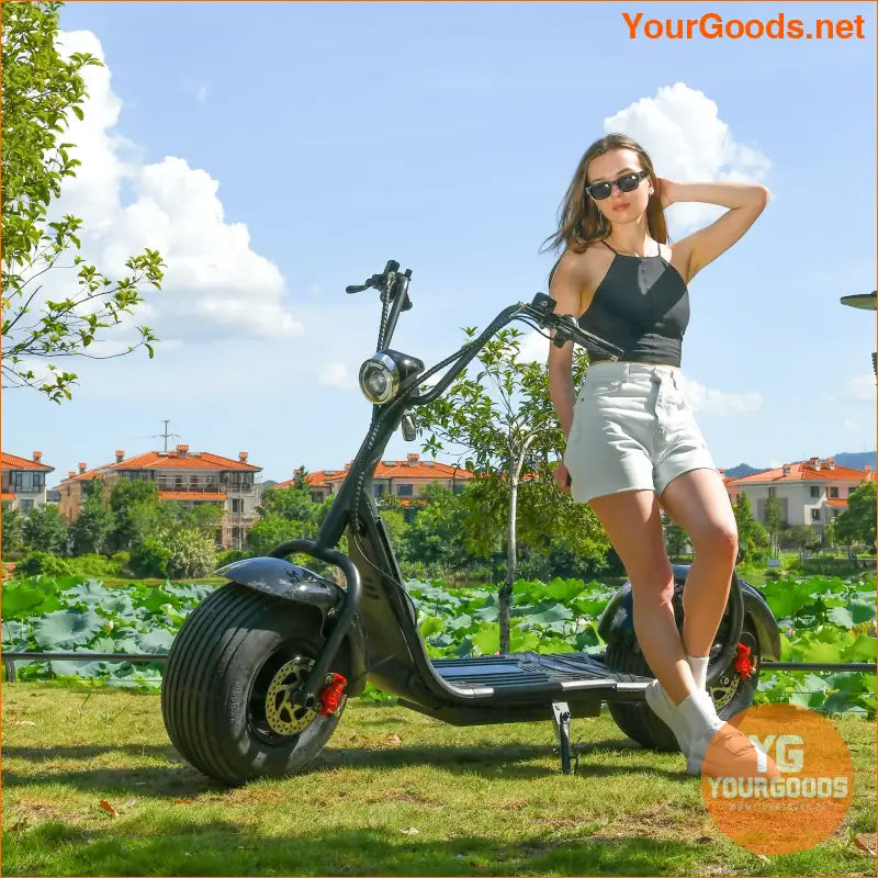 EHOODAX Citycoco Electric Scooter 45KMH 1000W 60V12AH - YourGoods Online Shop