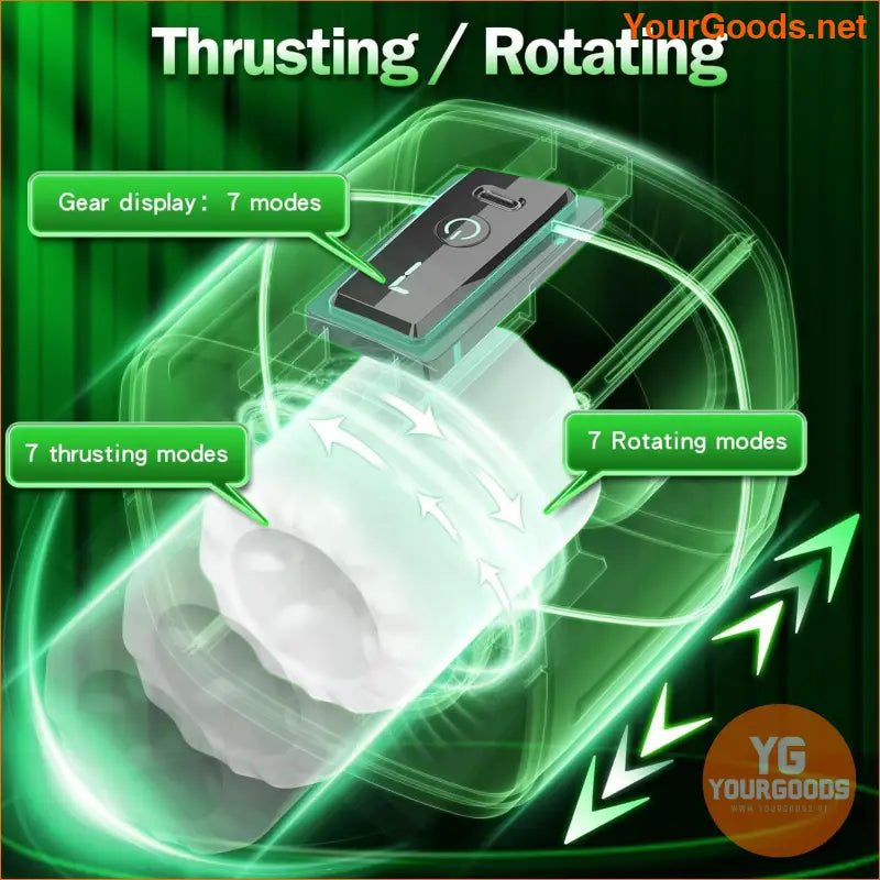 Electric Male Masturbator 7 Mode Rotating Thrusting Stroker - YourGoods Online Shop