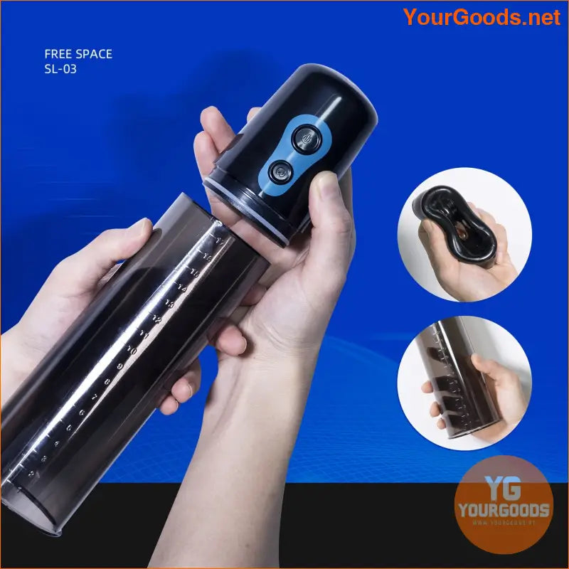 Electric Penis Vacuum Pump Black Male Enhancement Toy - YourGoods Online Shop