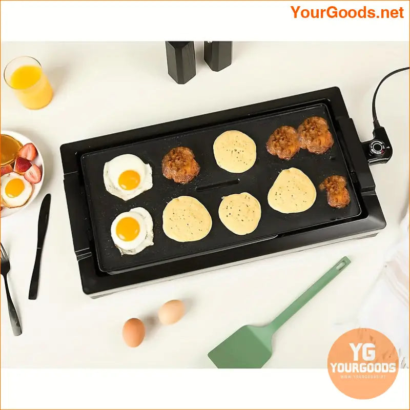 Electric Smokeless Indoor Griddle with Fast Heating Large Nonstick Cooking Plate - YourGoods Online Shop