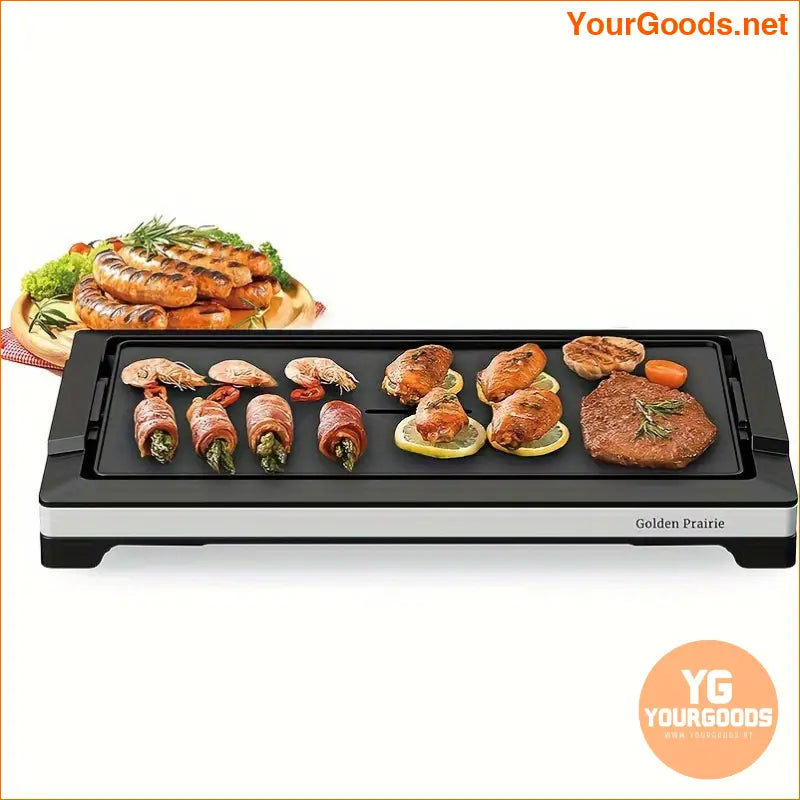 Electric Smokeless Indoor Griddle with Fast Heating Large Nonstick Cooking Plate - YourGoods Online Shop