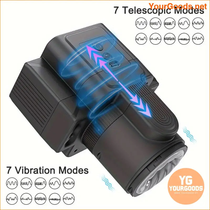 Electric Thrusting Vibrating Male Masturbator Cup - YourGoods Online Shop