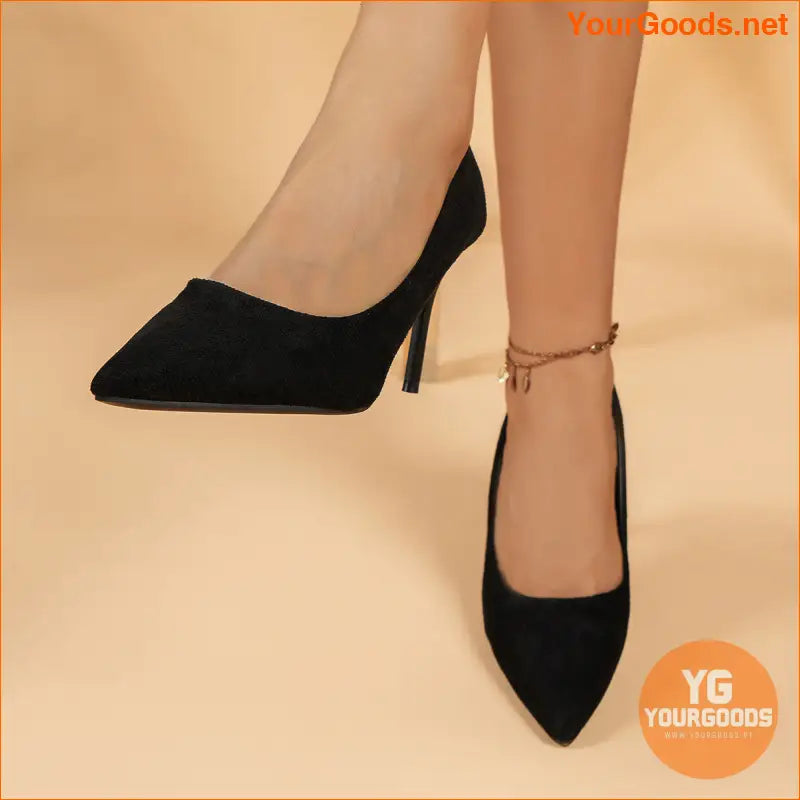 Elegant Black UltraLight MaryJane Stilettos - YourGoods Online Shop