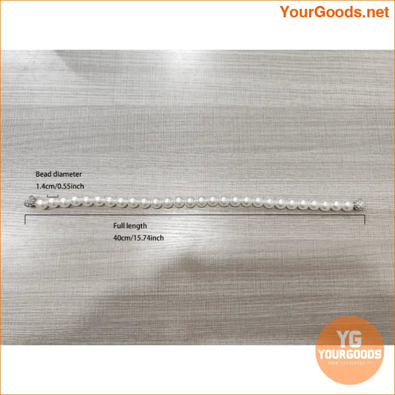 Elegant Faux Pearl Magnetic Curtain Tiebacks Set of 2 - YourGoods Online Shop