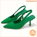 Elegant PointedToe Slingback Stilettos for Special Occasions - YourGoods Online Shop