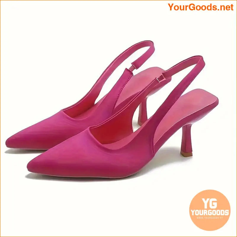 Elegant PointedToe Slingback Stilettos for Special Occasions - YourGoods Online Shop