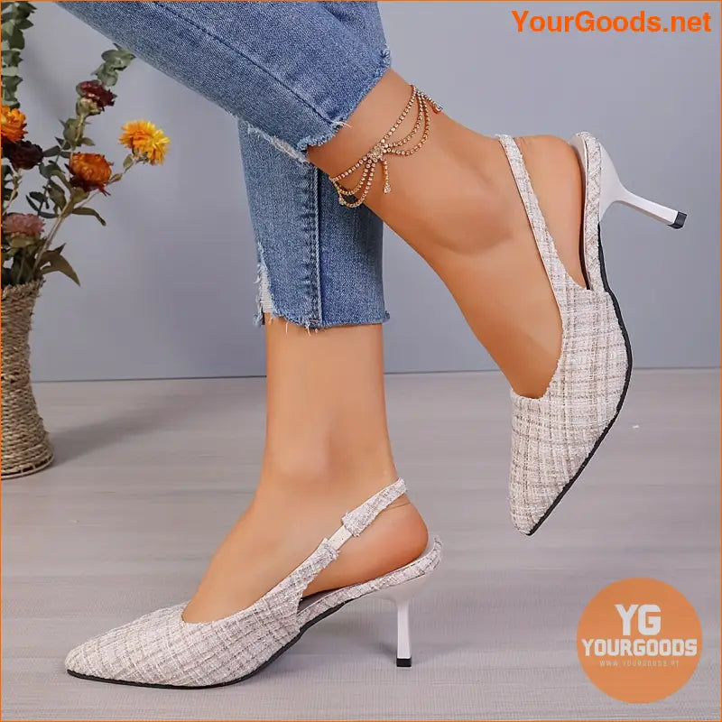 Elegant Womens Solid Color High Heel Sandals - YourGoods Online Shop