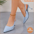 Elegant Womens Solid Color High Heel Sandals - YourGoods Online Shop