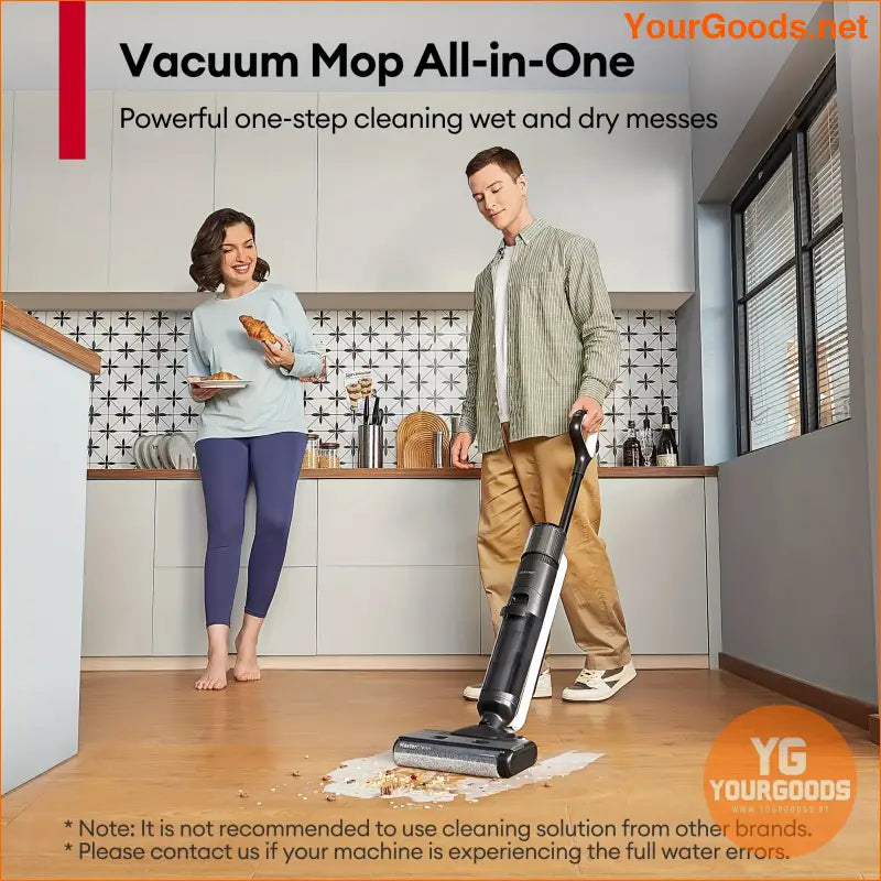 Elite Cordless Vacuum Mop with LCD Self Cleaning - YourGoods Online Shop