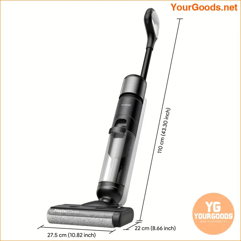 Elite Cordless Vacuum Mop with LCD Self Cleaning - YourGoods Online Shop