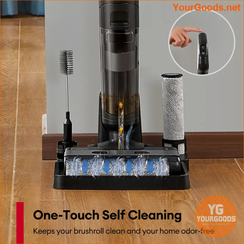 Elite Cordless Vacuum Mop with LCD Self Cleaning - YourGoods Online Shop