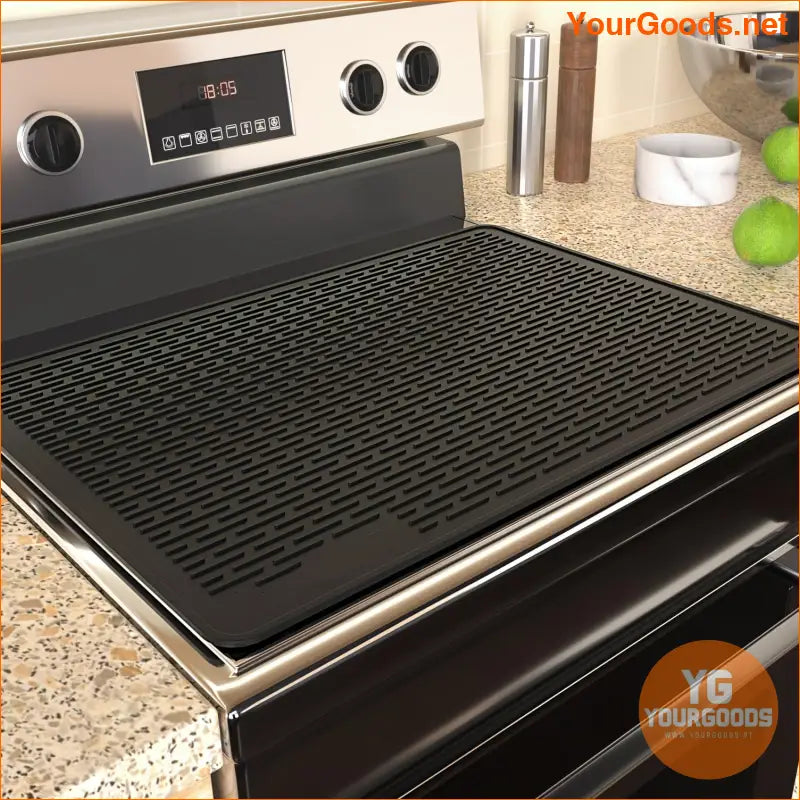 Extra Large Black Silicone Stove Top Protector Mat - YourGoods Online Shop