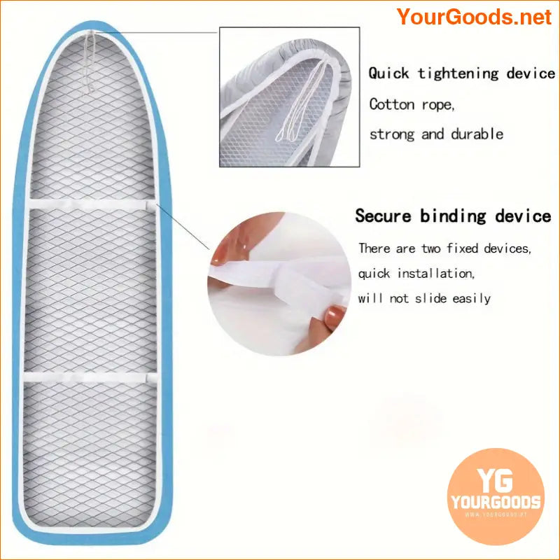 Extra Large Scorch Resistant Ironing Board Cover 55x20 - YourGoods Online Shop