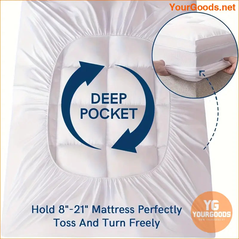 Extra Thick 2Inch Mattress Topper for Back Pain Relief - YourGoods Online Shop