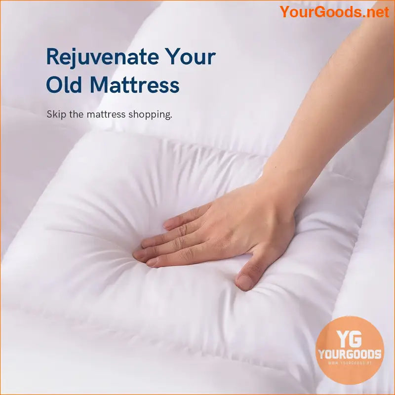 Extra Thick 2Inch Mattress Topper for Back Pain Relief - YourGoods Online Shop