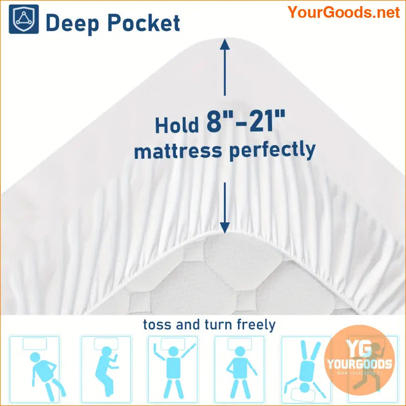 Extra Thick Cooling Mattress Topper for Back Pain 3D Fill - YourGoods Online Shop