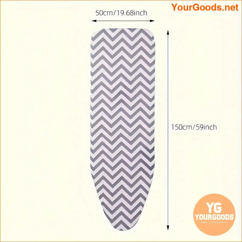 Extra Wide Heat Resistant Ironing Board Cover with Thick Pad - YourGoods Online Shop