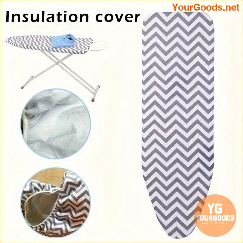 Extra Wide Heat Resistant Ironing Board Cover with Thick Pad - YourGoods Online Shop