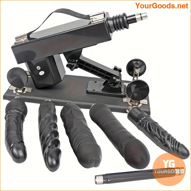 FEEDORCH Automatic Sex Machine with 5 Black Dildos - YourGoods Online Shop