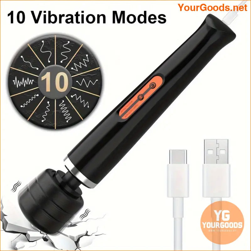 Flexible Wand Massager with Powerful VariableSpeed Vibrations - YourGoods Online Shop