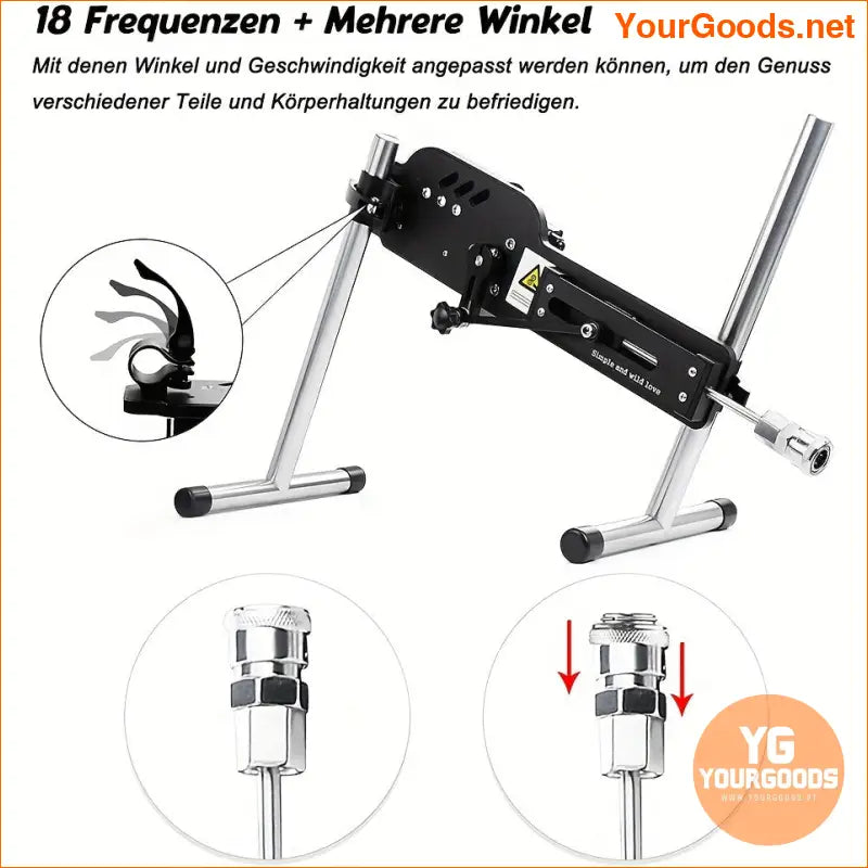 Fredorch Premium Adjustable Sex Machine with 6 Attachments - YourGoods Online Shop