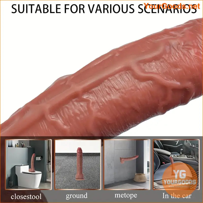 Giant 112 Realistic Dildo with Strong Suction Cup - YourGoods Online Shop