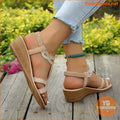 Glamorous Rhinestone Wedge Sandals Perfect for Summer Casual Chic - YourGoods Online Shop