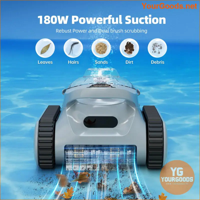 Grennix Nex Trend Cordless Robotic Pool Cleaner 150 Min Runtime - YourGoods Online Shop