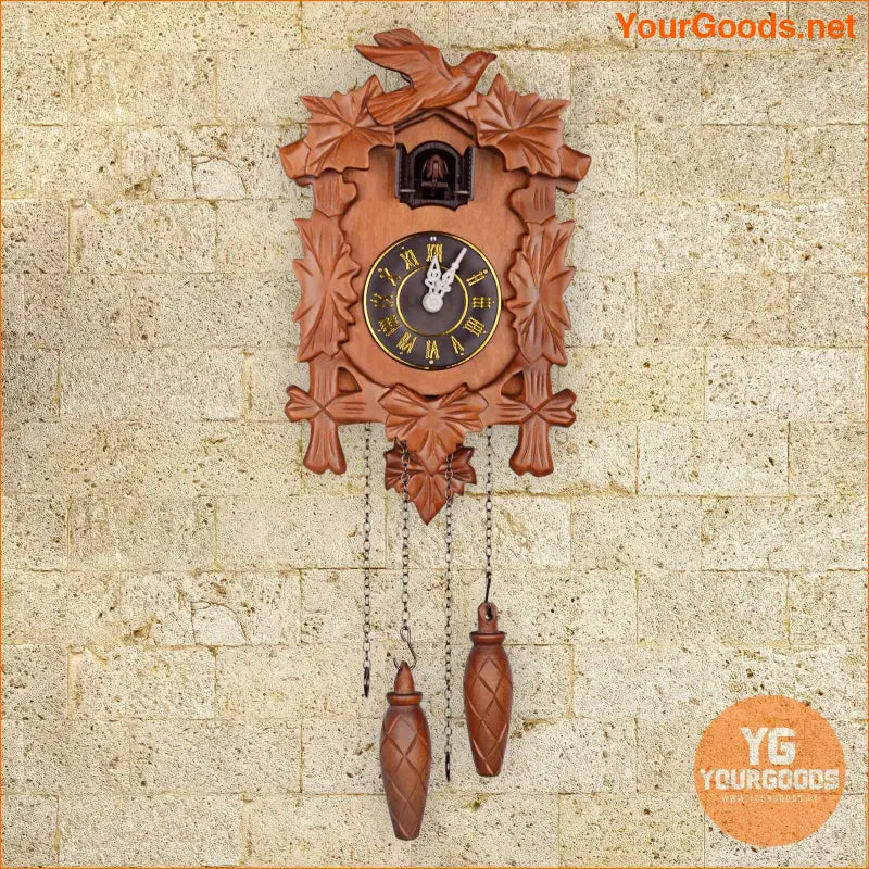 Handcrafted Cuckoo Clock Wooden Wall Art MX025