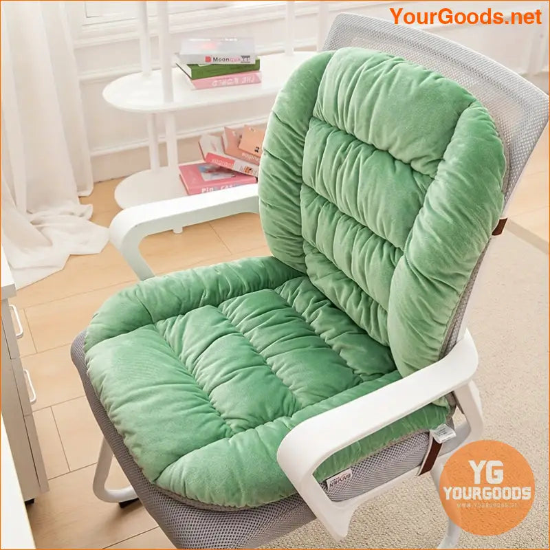 HandWoven Polyester Chair Cushion with Lumbar Support - YourGoods Online Shop