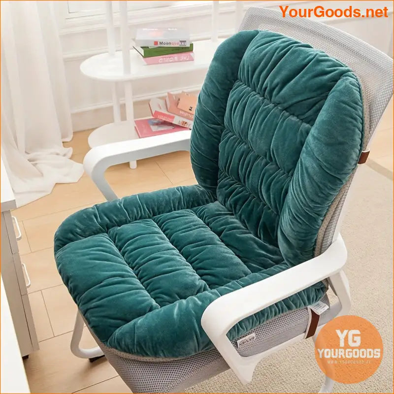 HandWoven Polyester Chair Cushion with Lumbar Support - YourGoods Online Shop