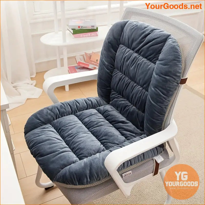 HandWoven Polyester Chair Cushion with Lumbar Support - YourGoods Online Shop