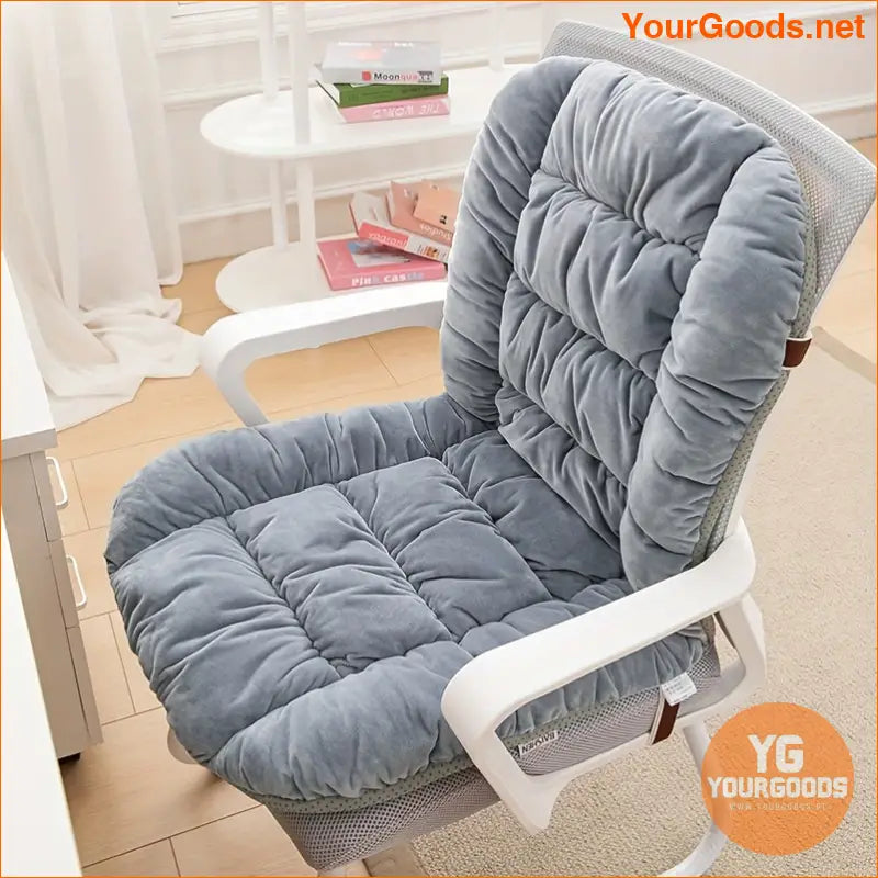 HandWoven Polyester Chair Cushion with Lumbar Support - YourGoods Online Shop